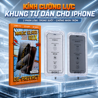 Kính Cường Lực Khung Dán IPhone Cao Cấp HD, Chống Nhìn Trộm, Chống Trầy Xước, Cảm Ứng Mượt, Dễ Dán, Cho iPhone X-17prm