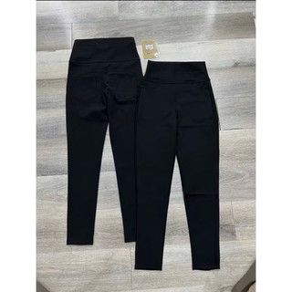 Quần Legging Cạp Cao 4 Túi có định hình nâng v3 chất vải mì Hàn l1 co giãn tốt