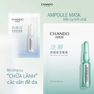 Mặt nạ dưỡng sáng da CHANDO Niacinamide B5 33ml x Skinstory Việt Nam, hỗ trợ dưỡng ẩm, mềm mượt