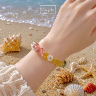 Sarah - Vòng Hạnh Phúc - Vòng Pastel Mix Charm Phong Cách Nàng Thơ,Tươi Mát Phù Hợp Đi Biển, Đi Chơi
