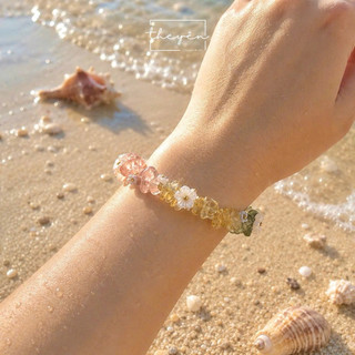 Sarah - Vòng Hạnh Phúc - Vòng Pastel Mix Charm Phong Cách Nàng Thơ,Tươi Mát Phù Hợp Đi Biển, Đi Chơi