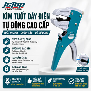 Kìm Tuốt Dây Điện 0.5-6mm² JCTOP EW5008 Mỏ Quạ Chuyên Dụng Tuốt Vỏ Dây Chính Xác Tiện Dụng