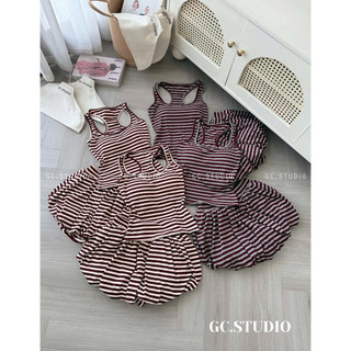 PHẠM THUỲ SHOP: SET ÁO BA LỖ CÓ MÚT NGỰC MIX QUẦN CHÂN BÍ GIẢ VÁY ẢNH THẬT