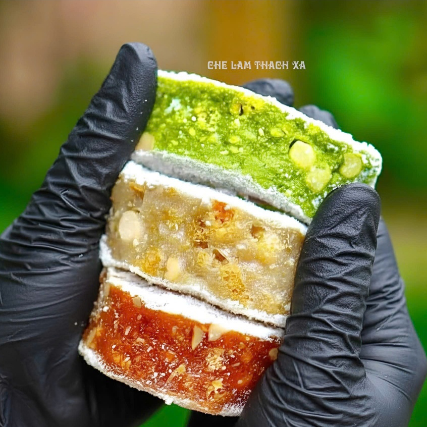 Combo 10 hộp Bánh kẹo Chè lam Thạch Xá Thạch Thất 450g - KHÔNG ĐƯỜNG - Ít ngọt - Không chất bảo quản - Đảm bảo VSATTP