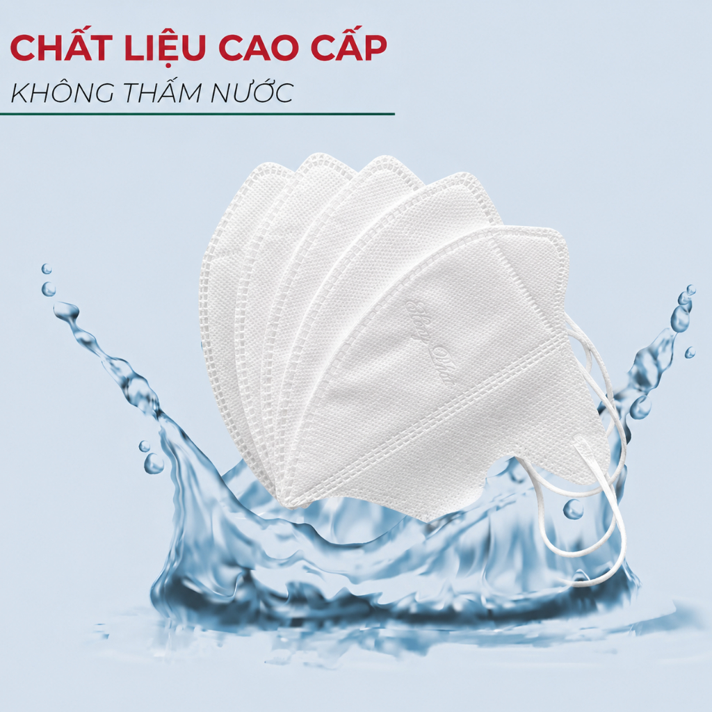 Combo 200 Chiếc Khẩu Trang 5D Quai Thun Hồng Phát, Khẩu Trang 5D Chống Bụi, Kháng Khuẩn