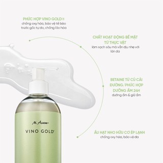 Sữa tắm thư giãn và cấp ẩm toàn thân M.Asam VINO GOLD Shower Gel 500ml