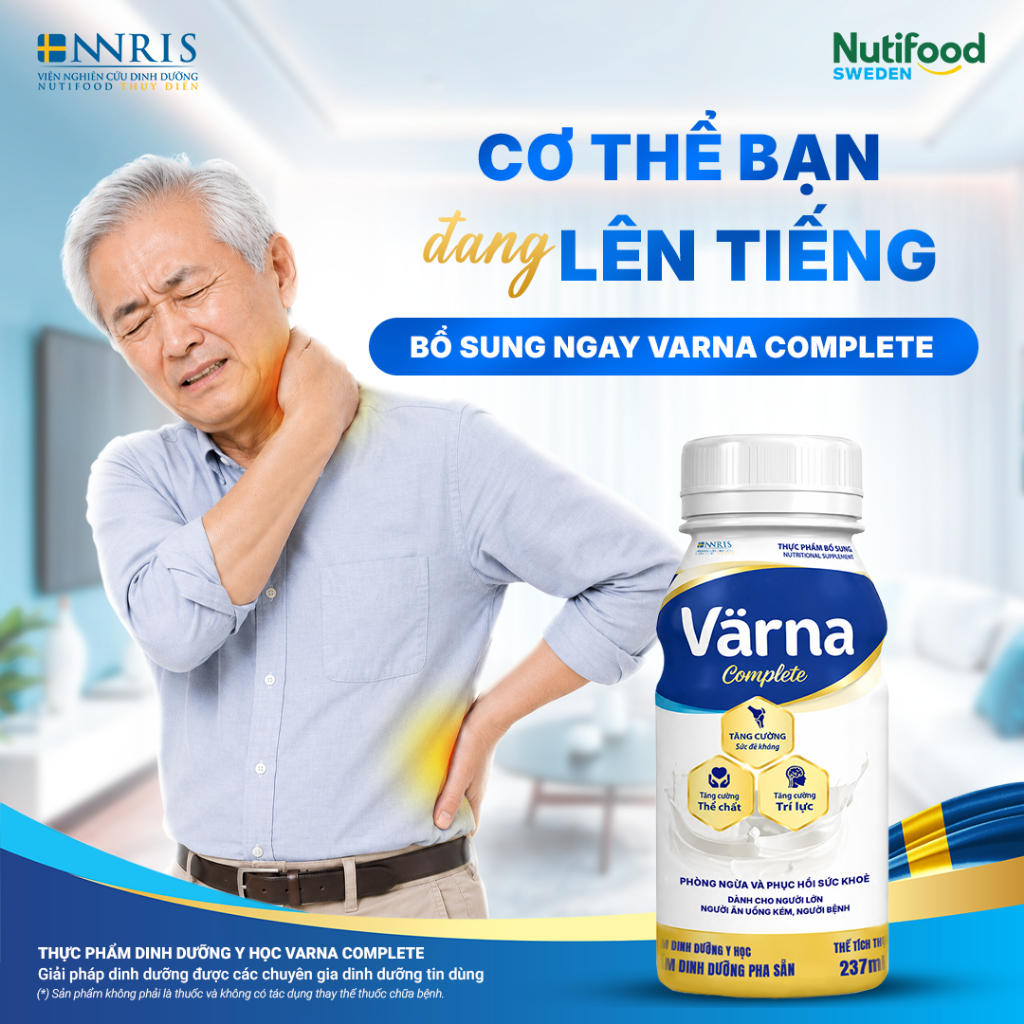 Sữa Bột Pha Sẵn Varna Complete (12 Chai 237ml) - Hỗ Trợ Cải Thiện Xương Khớp - Phục Hồi Nhanh