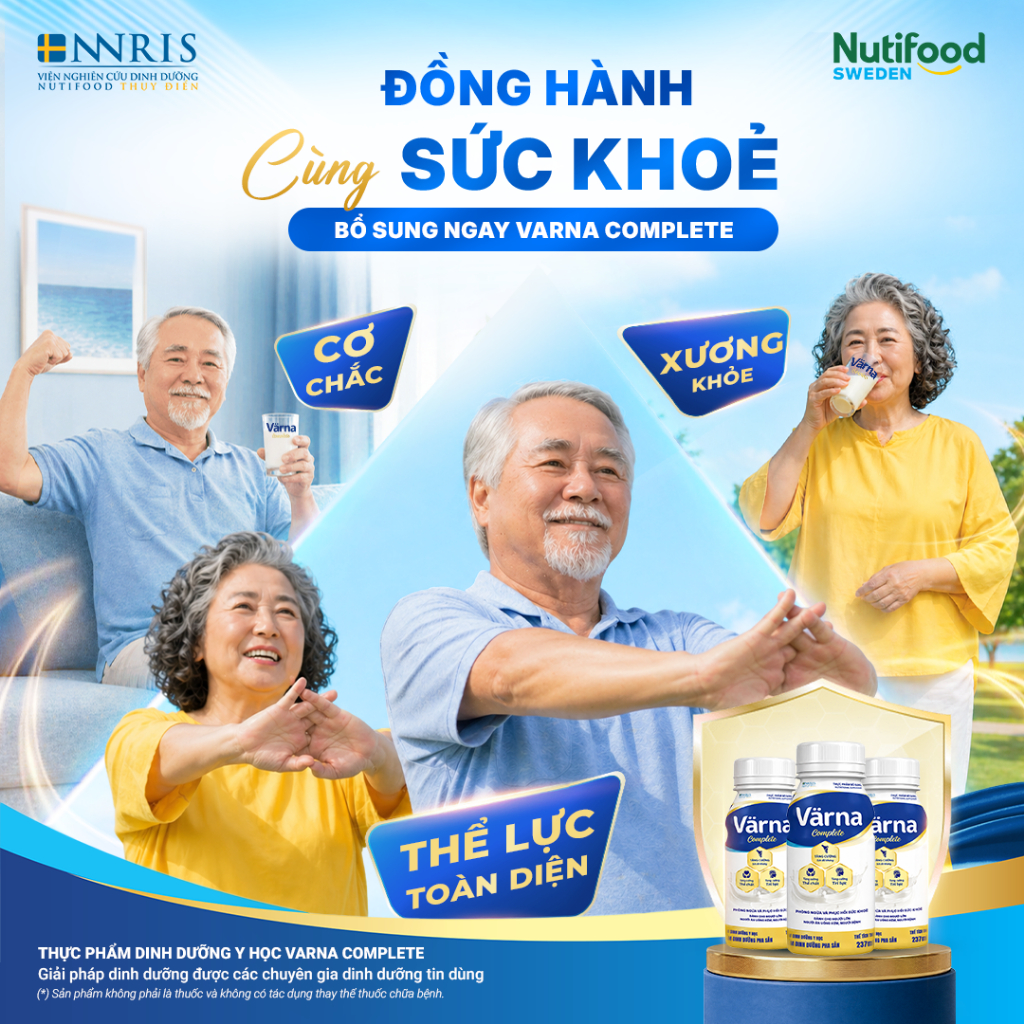 Sữa Bột Pha Sẵn Varna Complete (Thùng 24 Chai 237ml) - Hỗ Trợ Cải Thiện Xương Khớp - Phục Hồi Nhanh