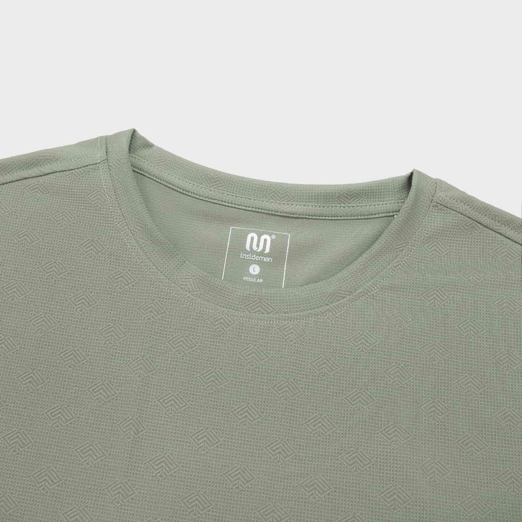 Áo Thun T-Shirt Nam Họa tiết Insidemen Regular vải nhẹ mát, co giãn vừa vặn ITS241AS0