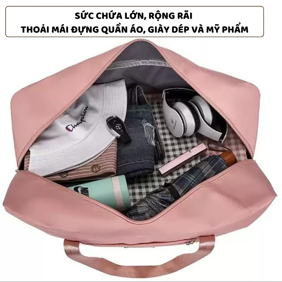 Túi Xách Du Lịch Cỡ Lớn Chống Thấm Nước ENODA HOME, Túi Đựng Quần Áo Có Quai Đeo Chắc Chắn TUIDL001