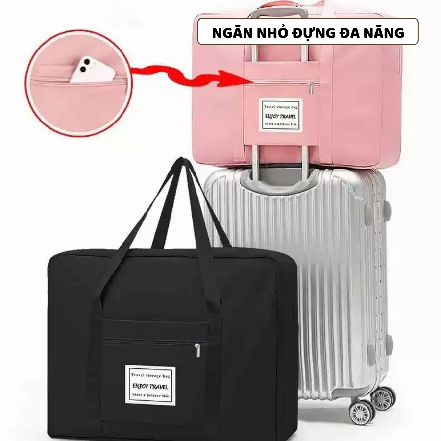 Túi Xách Du Lịch Cỡ Lớn Chống Thấm Nước ENODA HOME, Túi Đựng Quần Áo Có Quai Đeo Chắc Chắn TUIDL001