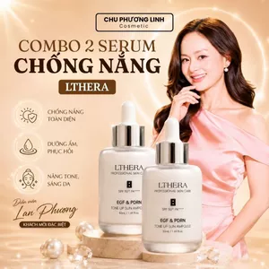 Combo 2 Serum Chống Nắng Lthera, Kiềm Dầu & Giữ Ẩm - CB0212