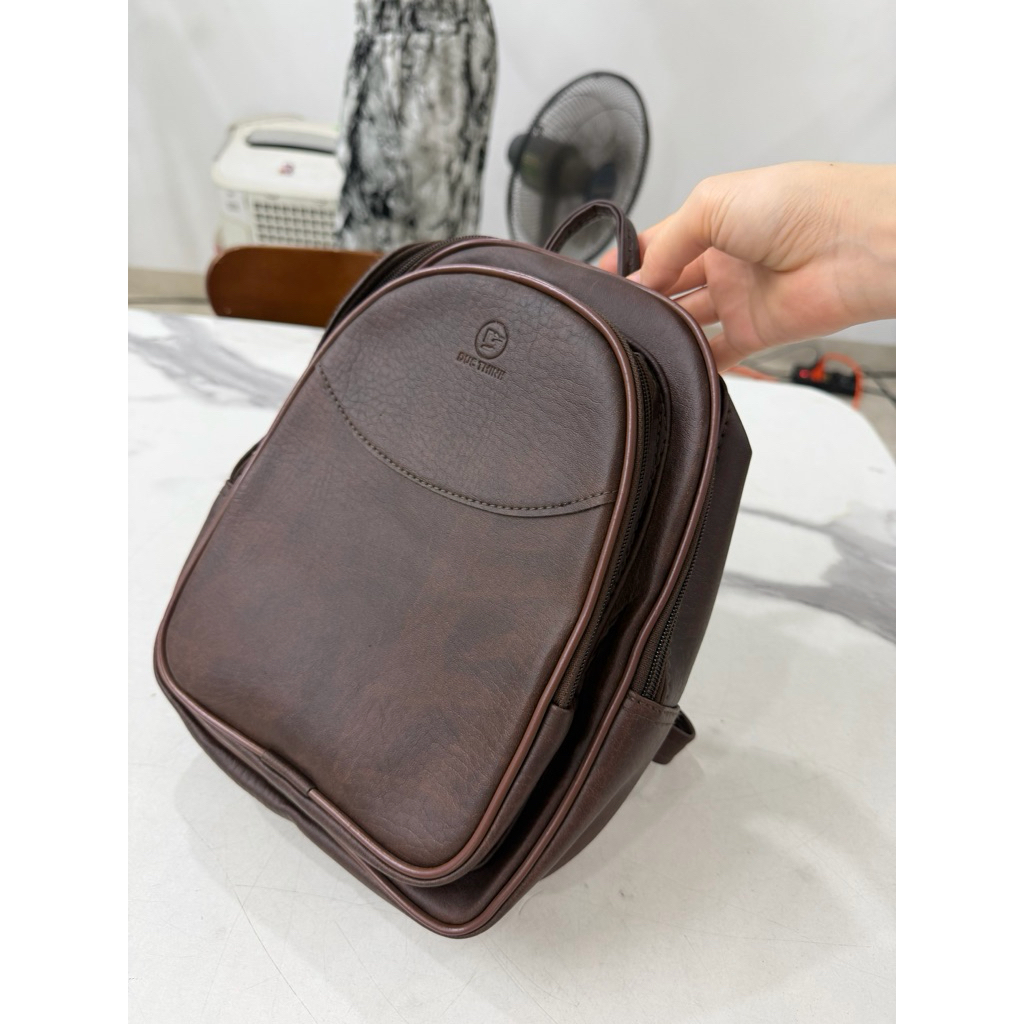 Balo nữ Balo nhỡ da dầy dặn KT22*6*26cm thiết kế đơn giản trẻ trung balo cho nữ