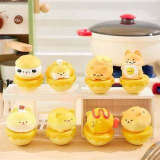 Túi Mù Bean Mini Cún Bánh Mì Lật Đật Blind Box Figure Mini Siêu Cute Đồ Chơi Sưu Tầm 8+1 Phiên Bản Bí Mật