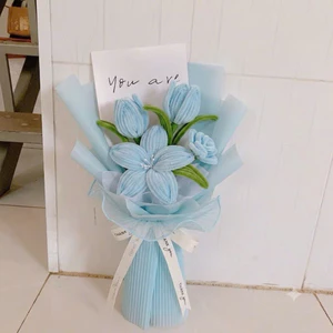 Bó hoa kẽm nhung handmade - Quà tặng ý nghĩa cho sinh nhật, kỷ niệm, lễ tốt nghiệp