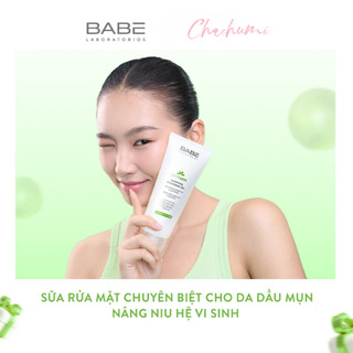 Sữa Rửa Mặt BABE Stop AKN Purifying Cleansing Gel Cho Da Dầu Mụn