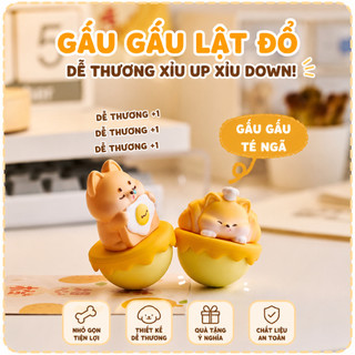 Túi Mù Bean Mini Cún Bánh Mì Lật Đật Blind Box Figure Mini Siêu Cute Đồ Chơi Sưu Tầm 8+1 Phiên Bản Bí Mật