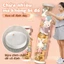 STON Hộp Thùng Đựng Đồ Chơi Bằng PET Trong Suốt Cao cấp búp bê lưu trữ xô trong suốt Thùng đựng đồ có khóa kéo