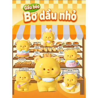 Hộp Mù Chú Gấu Béo Blind Box Figure Mini Siêu Cute Đồ Chơi Sưu Tầm 12 Mẫu Có Mẫu Hiếm Bí Ẩn