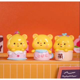 Hộp Mù Chú Gấu Béo Blind Box Figure Mini Siêu Cute Đồ Chơi Sưu Tầm 12 Mẫu Có Mẫu Hiếm Bí Ẩn
