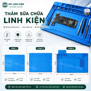 Thảm kỹ thuật, thảm lót sửa chữa điện tử, điện thoại bằng silicon chịu nhiệt, từ tính đa năng.