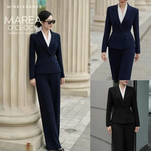 MINELEGÁNCE | SET VEST QUẦN ỐNG ĐỨNG CÔNG SỞ, SANG TRỌNG - MIN259