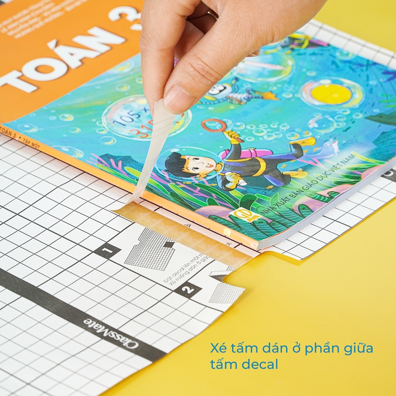 Decal Bọc Sách Giáo Khoa Cải Cách CLASSMATE Chất Liệu Nhựa Trong Dẻo Bền Chống Thấm, Decal Bọc Vở Ôly, SGK Tiếng Anh
