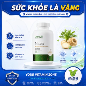 Ostrovit Maca - Tăng Cường Sinh Lý, Giảm Căng Thẳng, Cải Thiện Trí Nhớ, Tăng Cường Khả Năng Miễn Dịch - 90 viên