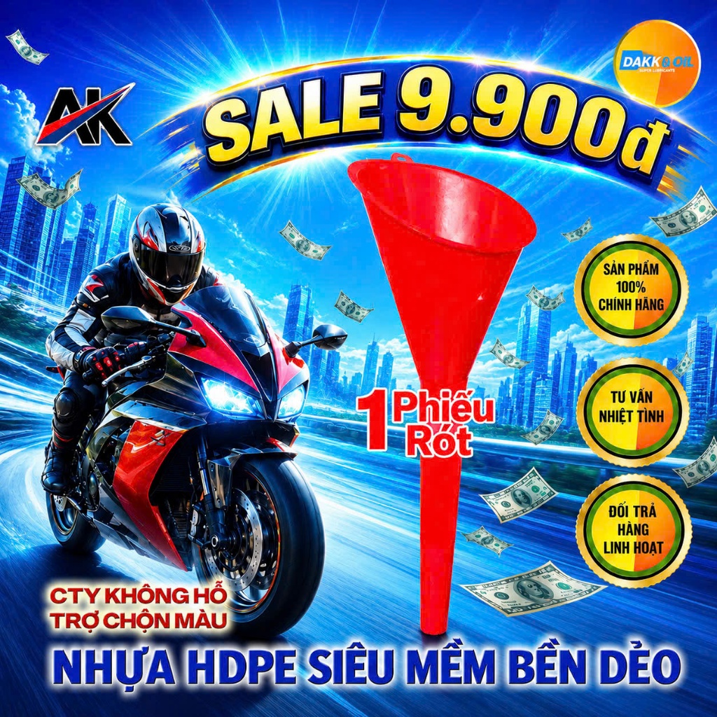 PHỄU RÓT NHỰA HDPE SIÊU MỀM BỀN DẺO