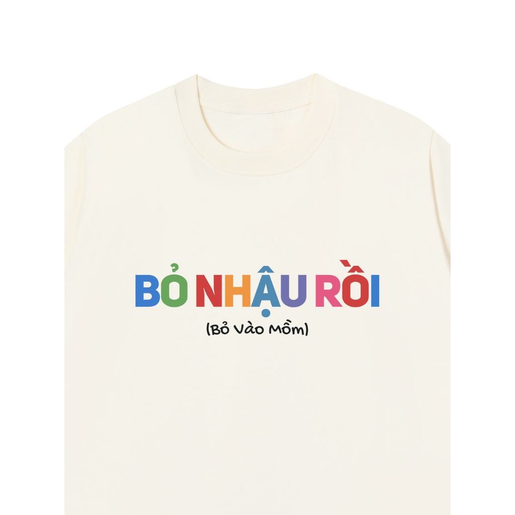 Áo Thun BỎ NHẬU RỒI Áo Phông REDLABEL Cotton 100% Oversize Nam Nữ TS102