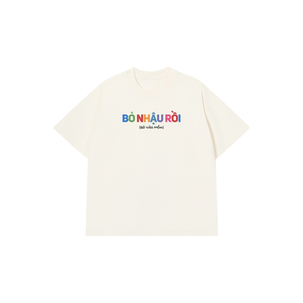 Áo Thun BỎ NHẬU RỒI Áo Phông REDLABEL Cotton 100% Oversize Nam Nữ TS102