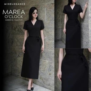 MINELEGÁNCE | VÁY ĐAI HOA TULIP DÁNG DÀI, SANG TRỌNG, THANH LỊCH - MIN114
