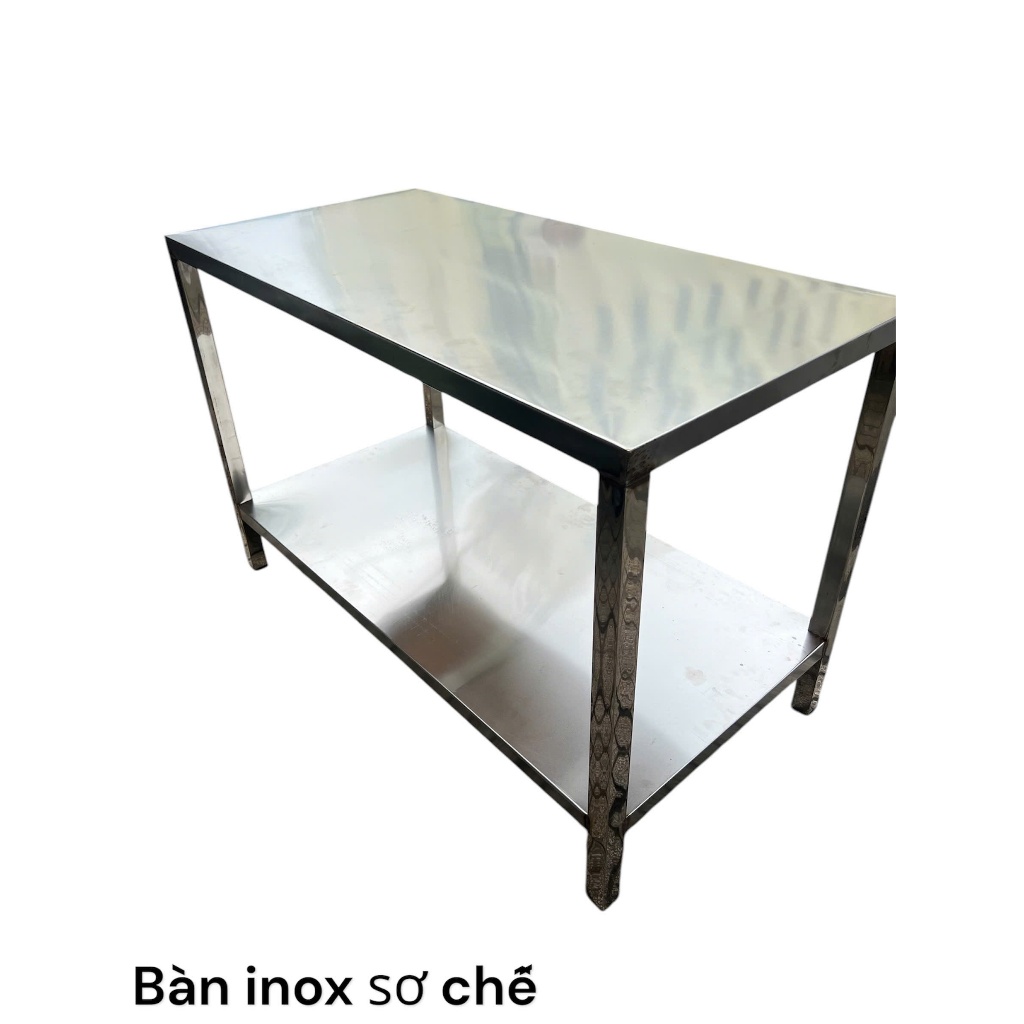 bàn sơ chế inox đủ kích thước (sản xuất tại xưởng)