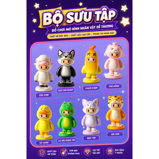 Hộp Mù Nhân Vật Dễ Thương Hộp Mù Mini 8 Mẫu + 1 Bí Mật – Đồ Chơi Sưu Tầm Dễ Thương, Quà Tặng Trang Trí Bàn Học