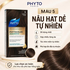 Thuốc Nhuộm Tóc Phủ Bạc PHYTO 100% Thảo Dược Cho Da Nhạy Cảm Phyto Phytocolor Sensitive - pháp