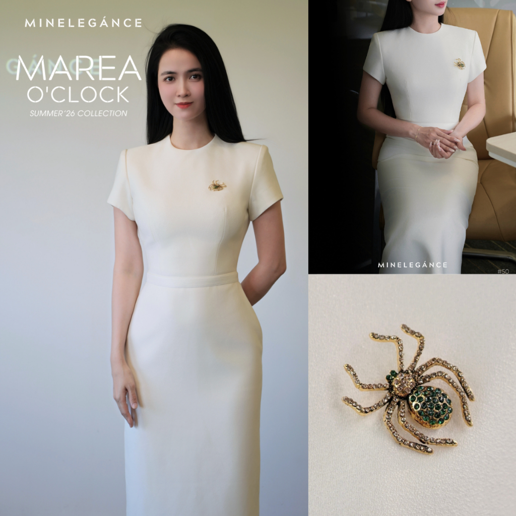 MINELEGÁNCE | VÁY BÚT CHÌ DÁNG DÀI SANG TRỌNG, THANH LỊCH - MIN50