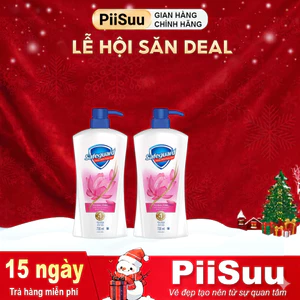 Combo 2 Sữa Tắm SAFEGUARD Sạch 99,9% Vi Khuẩn & Dịu Nhẹ Cho Da Hoa Hồng- Chai 720ML - Thái Lan