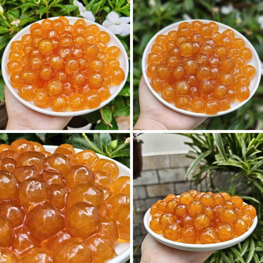 [THÙNG 20KG] Trân châu Hoàng Kim Khổng Lồ Long Phú - Chuyên Milo Dằm, Topping Trà Sữa, Trà Trái Cây