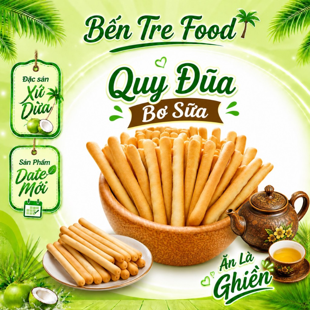 (Quà tặng)Bánh Quy Đũa Mặn Bơ Sữa giòn tan-thơm béo chuẩn hương vị tuổi thơ