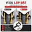 Pát Gắn Đèn Trợ Sáng Xe Máy Xe Điện Cao Cấp, Giá Đỡ Đèn LED Chắc Chắn Chống Rung