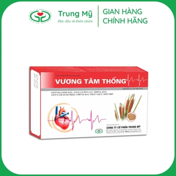 ✔️️️ Vương Tâm Thống hộp 30v giúp bổ tim mạch, dùng cho người bị tim mạch vành, hẹp hở van tim, suy tim