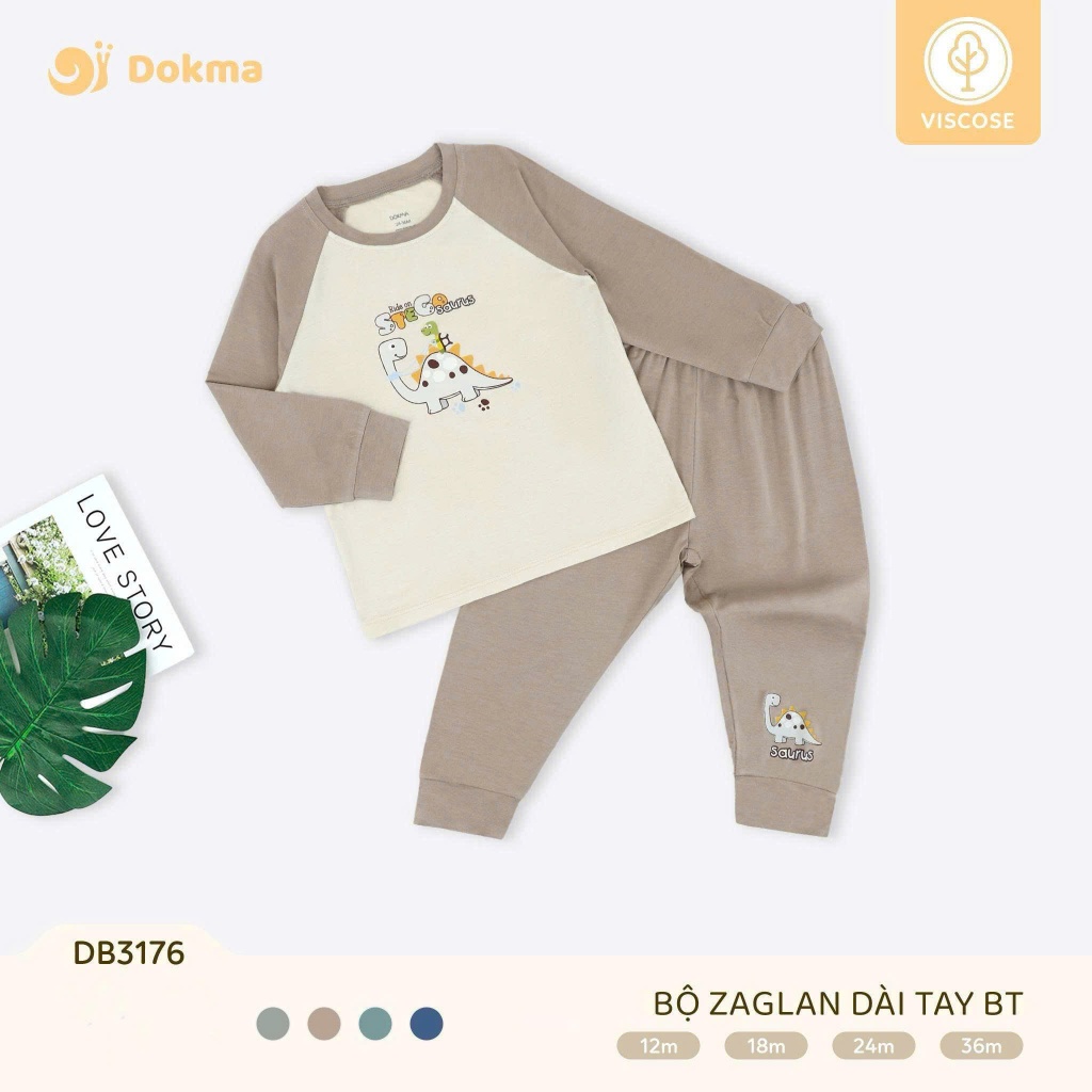 (8-13kg) Bộ Dài Tay Dokma Bé Trai, Bé Gái DB3176 DB3115 DB3116 DB3173 DB2342