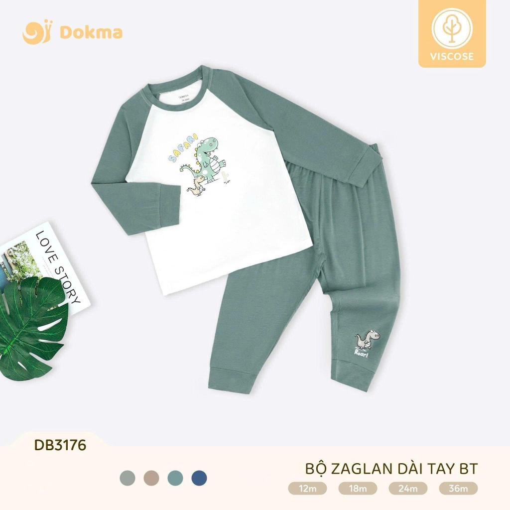 (8-13kg) Bộ Dài Tay Dokma Bé Trai, Bé Gái DB3176 DB3115 DB3116 DB3173 DB2342