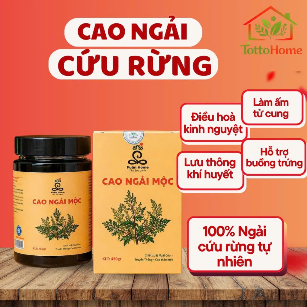 Ngải cứu Cao cô đặc nguyên chất hỗ trợ kinh nguyệt, lưu thông khí huyết