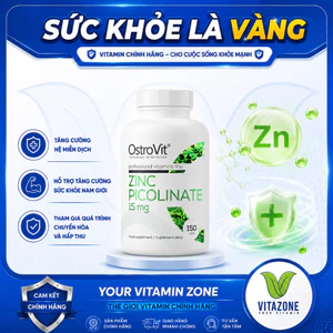 OstroVit Zinc Picolinate - Viên Kẽm Tăng Đề Kháng, Điều Hòa Nội Tiết Tố