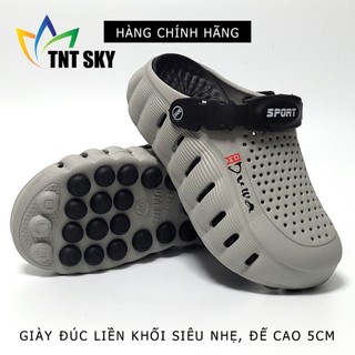 Giày Nam Đúc Liền Khối Siêu Nhẹ, Đế Cao 5cm DUWA - Hàng Chính Hãng - SH572