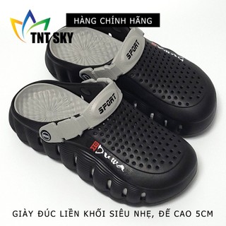Giày Nam Đúc Liền Khối Siêu Nhẹ, Đế Cao 5cm DUWA - Hàng Chính Hãng - SH572