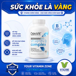 Viên Bổ Sung Ostrovit Vitamin B Complex Tổng Hợp B-Complex 90 Viên