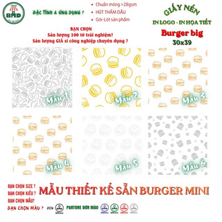 Giấy Nến 28gsm In Logo Theo Yêu Cầu|In Pantone-Trắng-Nhũ | Giấy Lót Bánh, Gói Quà, Gói Thời Trang