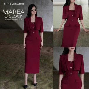 MINELEGÁNCE | VÁY CÚC ĐÁ DÁNG DÀI SANG TRỌNG, THANH LỊCH - MIN43